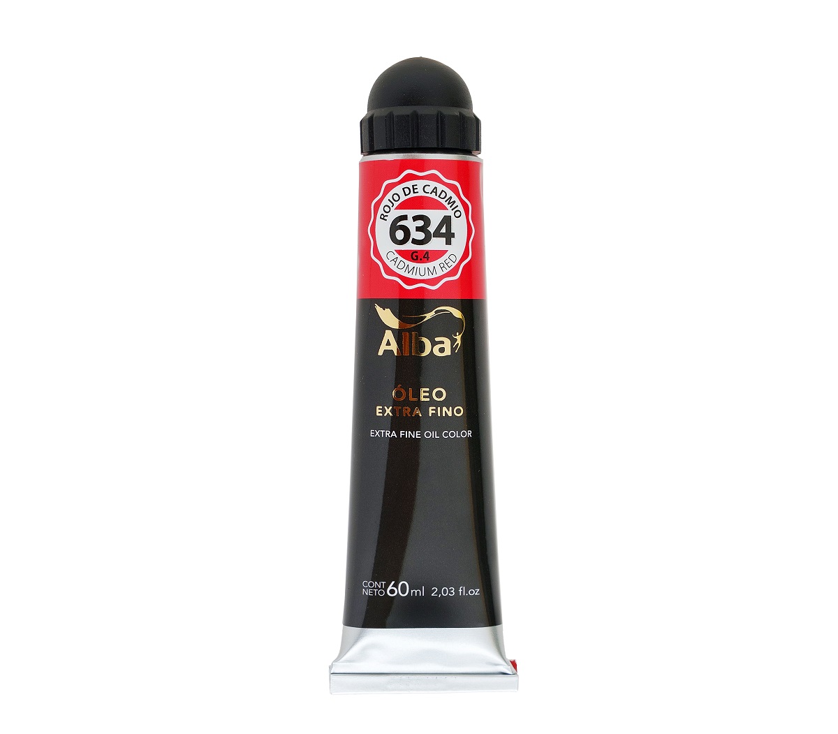 Oleo profesional alba 60 ml g4 634 rojo cadmio - 60 ML - Alba Artística